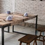 Стол обеденный d-Bodhi Pure из кусочков антикварного тика — изображение 2