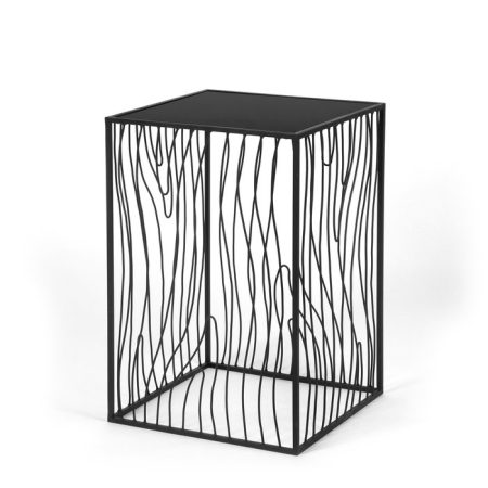 Кофейный столик Poole lite черное стекло