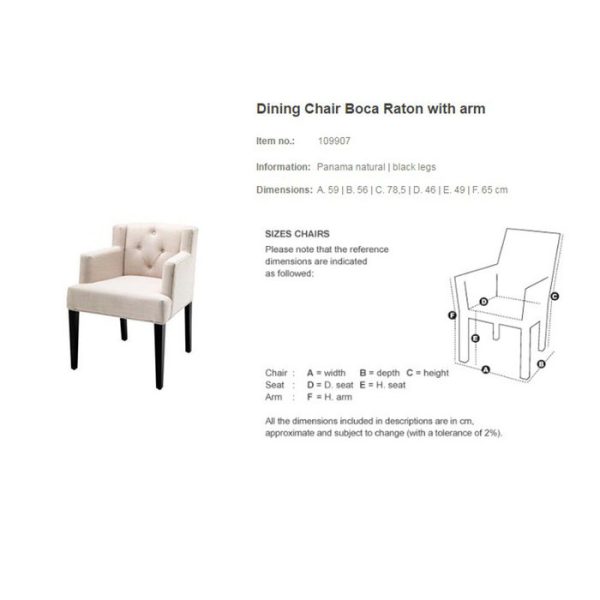 2807product_gallery_photo_21e33e57-899b-4c76-930d-64c8f8a3b64f.jpg стул с мягкой обивкой  Chair Boca Raton   — изображение 3