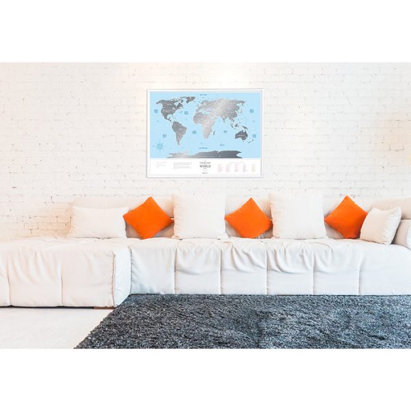 Карта travel map silver world — изображение 6