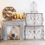 Полка-жардиньерка (бронзовый антик, версия ХL) — изображение 3