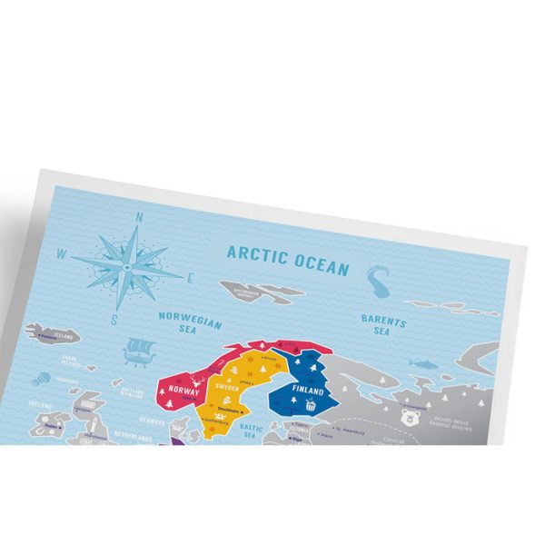 Карта travel map silver europe — изображение 26