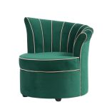 Кресло Shell зеленый велюр — изображение 4