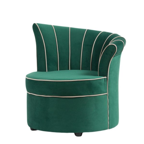 Кресло Shell зеленый велюр — изображение 4