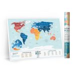 Карта travel map holiday lagoon world — изображение 11