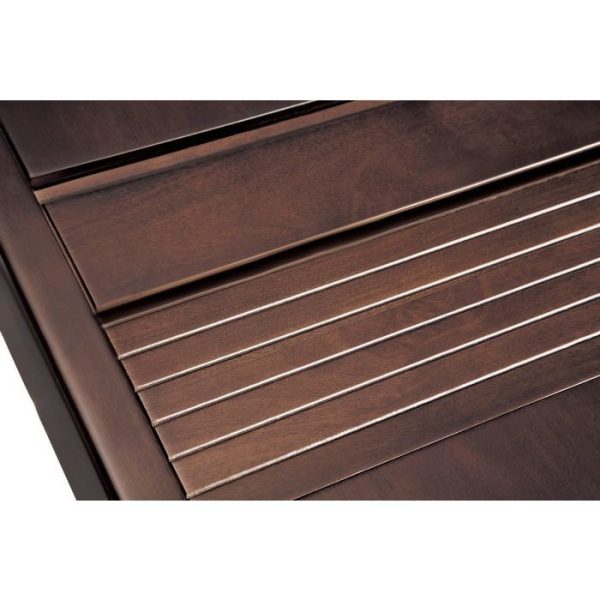 Журнально-обеденный раздвижной стол с регулировкой высоты и столешницей в отделке натуральным шпоном — изображение 3