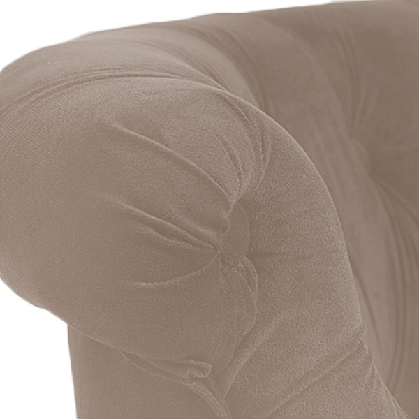 Кресло Amelie French Country Chair Бежевый Велюр — изображение 2