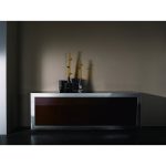 Комод из натурального шпона с металлическими вставками  — изображение 2