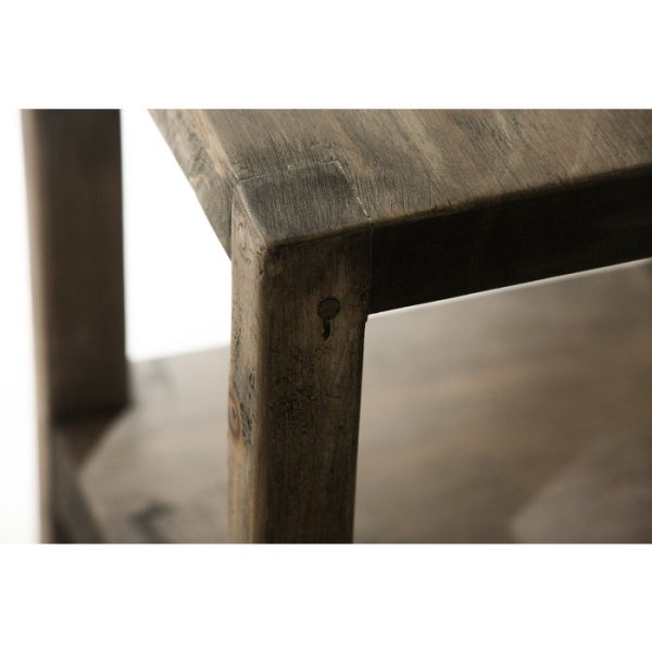 Журнальный стол Inty с серой состаренной поверхностью — изображение 3