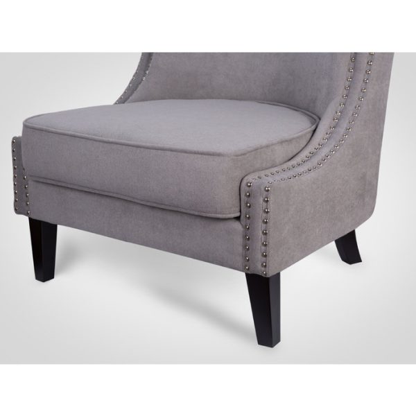 Кресло с ножками из натурального дерева  — изображение 3