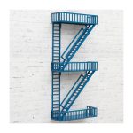 большой настенный стеллаж Fire Escape 