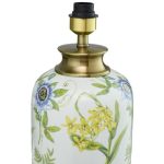 Настольная керамическая Лампа с белым абажуром — изображение 2