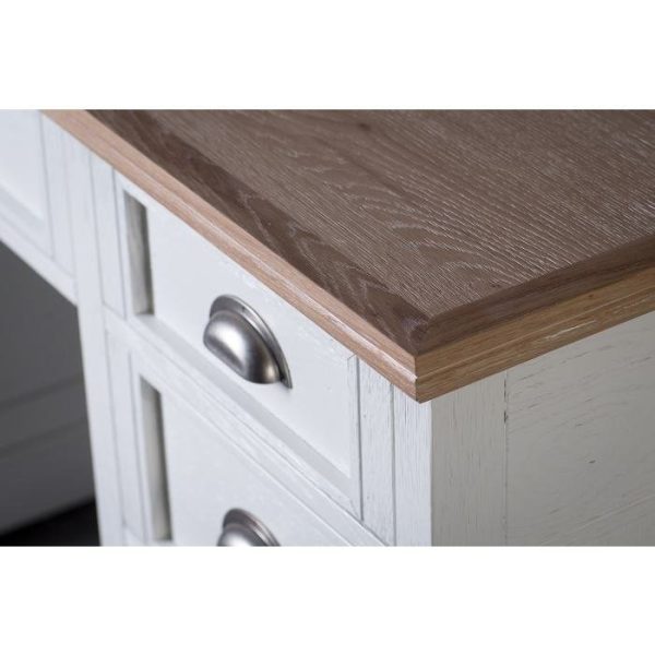 Стол Ковентри письменный с белыми ящиками — изображение 8