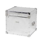 Сундук  Flightcase Parler из полированного алюминия 54x51x58 см