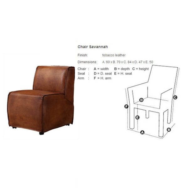 Кожаное кресло  SAVANNAH — изображение 2