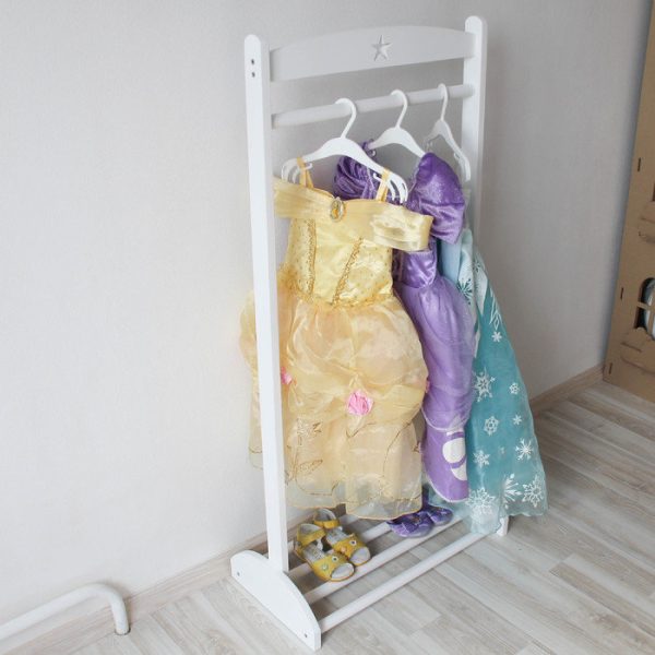 Напольная детская вешалка-стойка белая — изображение 3
