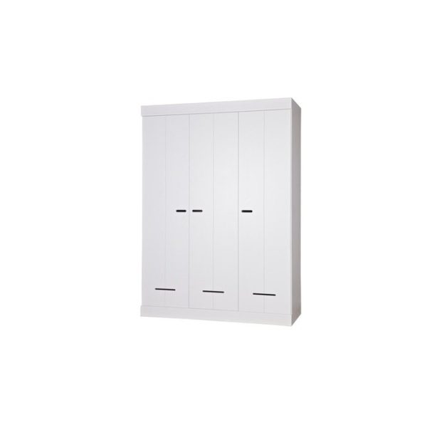 Шкаф-Гардероб  LOCK CABINET 3-DOOR WHITE PINE UNBRUSHED — изображение 2