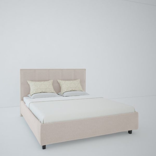 Кровать Royal Black Велюр Серый 180х200 см — изображение 4