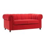 Диван Kartell Красный Велюр — изображение 3