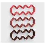 Полки LATITUDE FLEX SHELF SET 102 GRADIENT marsala