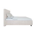 Кровать Royal Black Велюр Серый 180х200 см — изображение 2