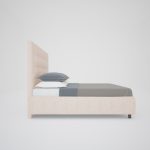 Кровать Royal Black Светло-бежевая 200х200 см — изображение 4