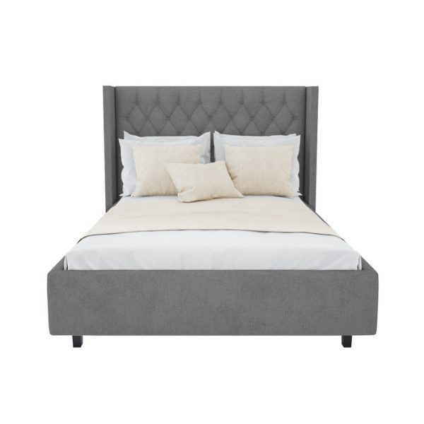 2829product_gallery_photo_69eef1cf-0c1d-4f96-94c4-26385b166d85.jpg Кровать Wing-2 из серого льна и натурального дерева 180x200 см — изображение 8