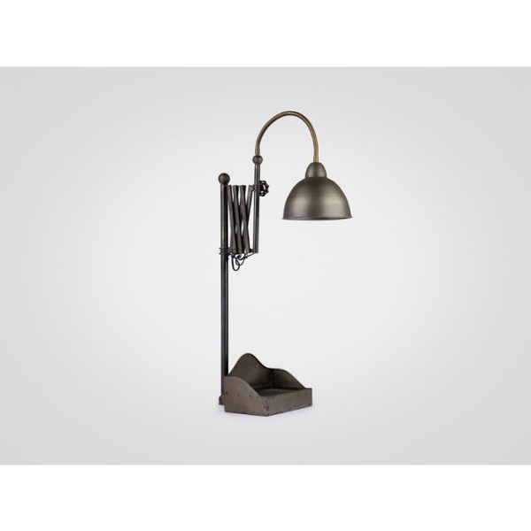 Настольная Лампа металлическая в индустриальном стиле — изображение 2