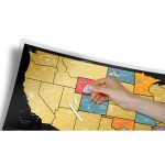 Карта travel map usa black — изображение 31