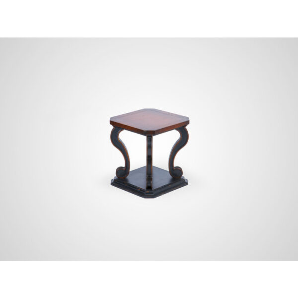 Ламповый столик на резных ножках из дерева махагони 61x58x58 см фото и цена, купить