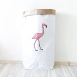 Эко-мешок для игрушек из крафт бумаги Flamingo
