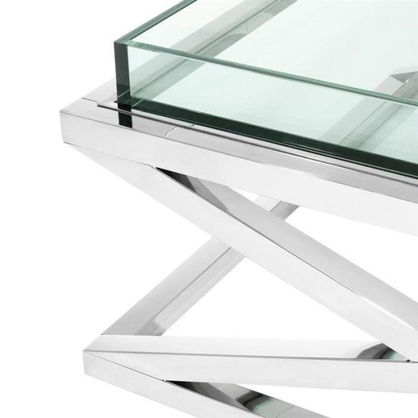 Кофейный столик  Curtis со стеклянной столешницей  — изображение 3