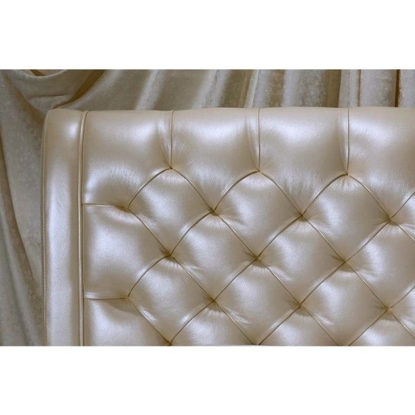 Кровать Letto GM 18 с обивкой из экокожи или велюра 180х200 см — изображение 5