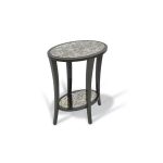 Приставной Кофейный Столик Aldrich с мраморной столешницей 