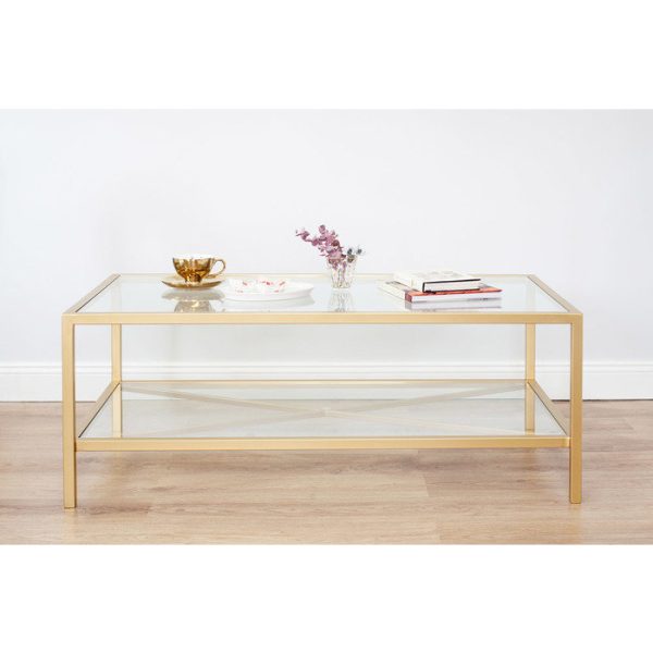 Журнальный столик со стеклянной столешницей — изображение 2