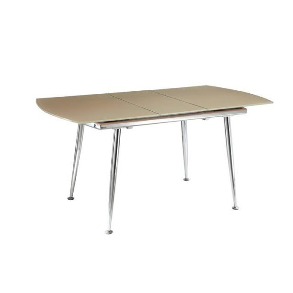 Стол обеденный раздвижной со столешницей из закаленного стекла — изображение 2