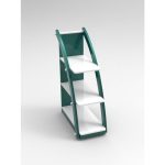 Стеллаж Парус К10 темно-бирюзовый — изображение 9