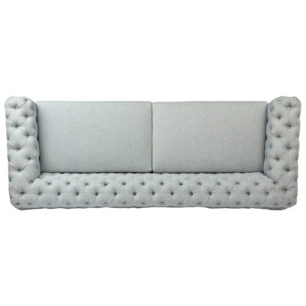 Диван Pompadour серо-голубой — изображение 4