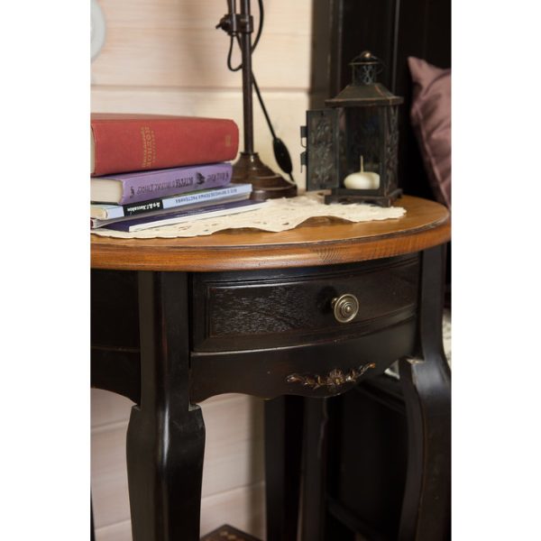 Приставной журнальный столик из дерева — изображение 4