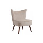 Кресло Vermont Chair Серо-бежевый Велюр — изображение 3