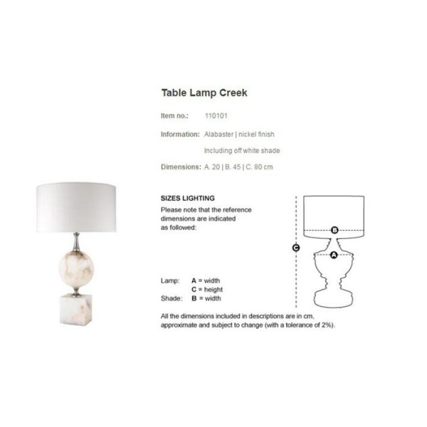 Настольная лампа  Creek — изображение 2