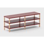 Тумба под ТВ Latitude SAGA ARNO SET 001 бордовая