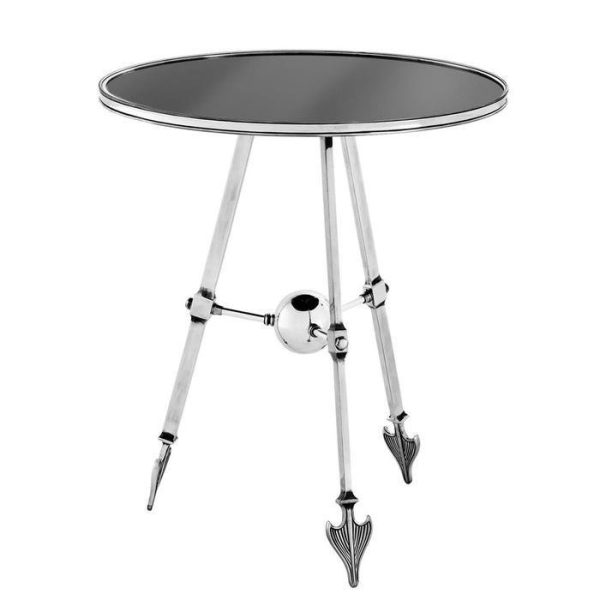 2850product_gallery_photo_b97568ba-4257-4dd2-aa7d-6a95596721ba.jpg Кофейный Столик  Side Table Noblis из металла и черного стекла — изображение 1