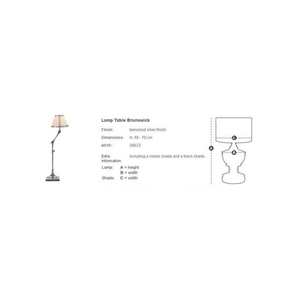 Настольная лампа  Lamp Table Brunswick — изображение 3