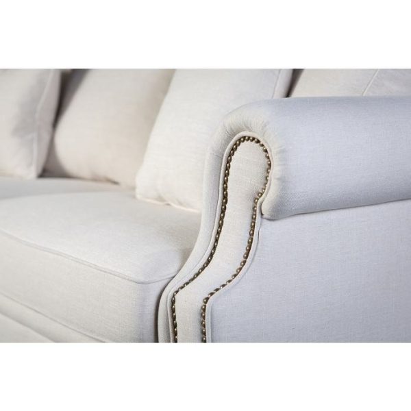 Диван Бурже декорированный латунными гвоздиками  — изображение 4