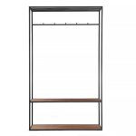 Вешалка в прихожую Hallra 2 black американский орех