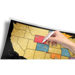 Карта travel map usa black — изображение 29