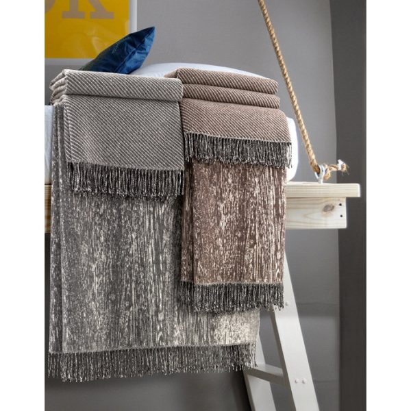 Плед ИЗ ШЕРСТИ С ДОБАВЛЕНИЕМ ХЛОПКА  INCA BLEND  — изображение 4