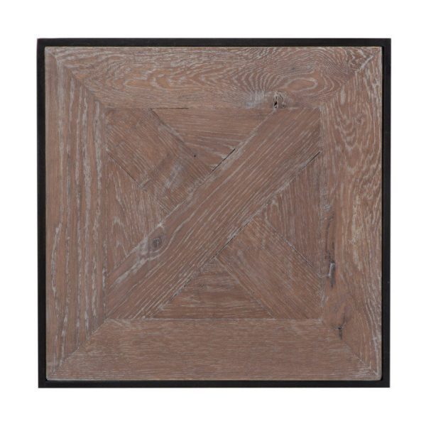 Стол журнальный Parquette на металлическом основании с деревянной столешницей — изображение 3