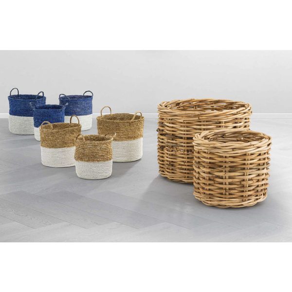 Набор из трех корзин Basket Clift set  из натурального волокна — изображение 2